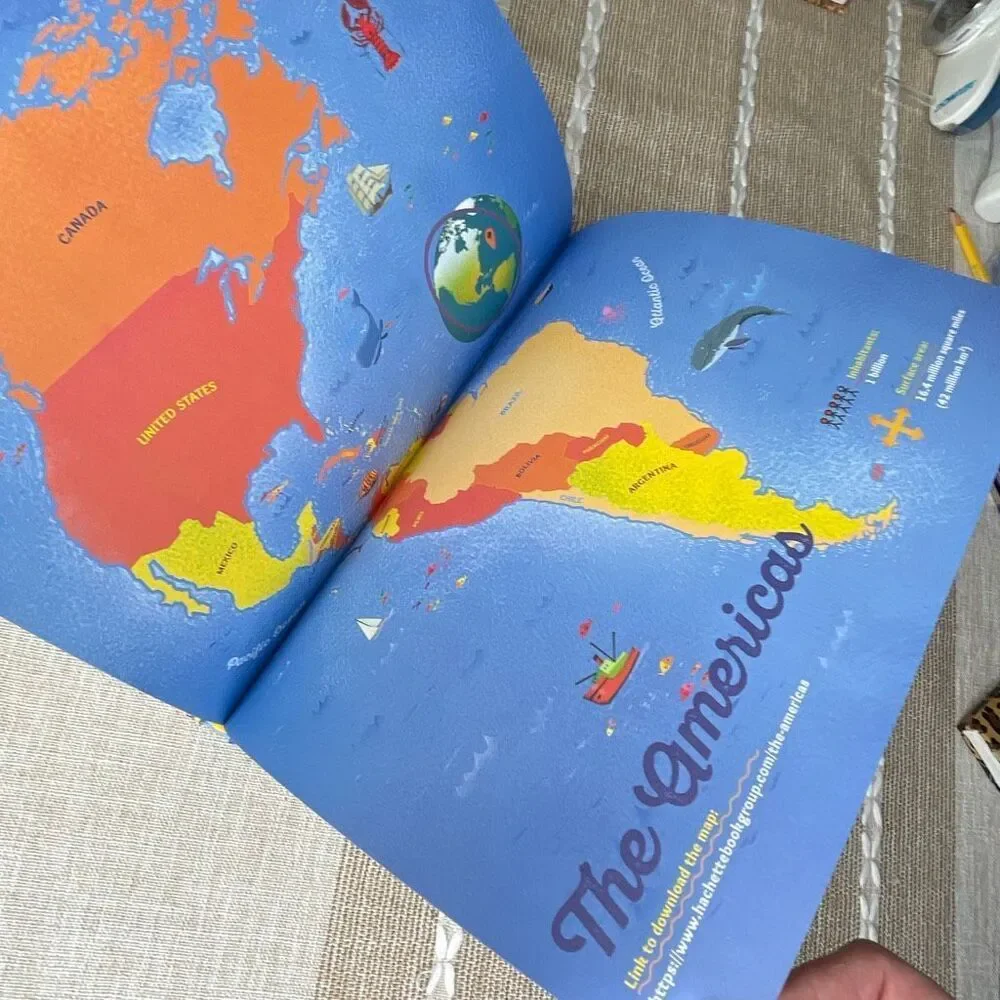 Maps of the World an Illustrated children’s atlas of adventure, couture and disc - Picture 6 of 7